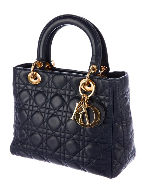 dior quilted handbag|medium lady Dior bag price.